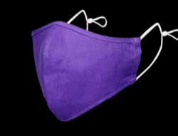 Masque en lin mauve