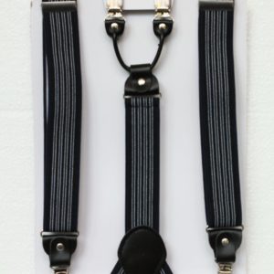 Bretelles marine rayées