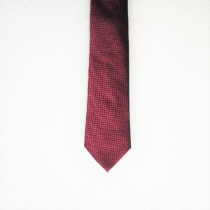 cravate bordeaux damassée